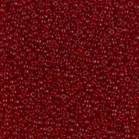 Miyuki rocailles Perlen 15/0 - Transparent red 15-141